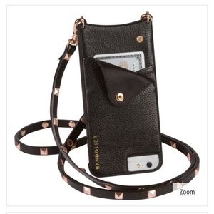 Bandolier Rose Gold Crossbody Wallet IPhone Case